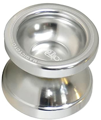 T6 Professionelle Legierung YoYo Kugellager String Trick Spielzeug Silber