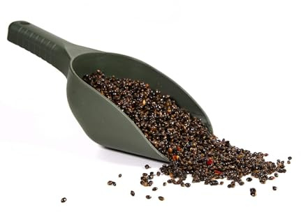 Chili-Hanf 2,5 Liter gekochter Hanf mit Chilli-Flocken | Hanfsaat angelfertig, Futterhanf zum Angeln