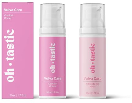 ohtastic Basis Intimpflege Bundle | Vaginal Creme & Intimpflege Waschlotion | gegen Scheidentrockenheit, Juckreiz & Irritationen im Intimbereich | pH-Wert angepasst