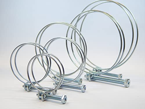 Drahtschlauchschelle Drahtschellen Schlauchschelle Spiralschlauch Luftschlauch 75-80mm