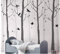 Buche Baum Wald Kinderzimmer Wand Schablone Packung Erschaffe ein Maßgeschneidert Gemalt Wandbild der Birke Bäume & Vögel in Ihrem Kinderzimmer Heim Dekor Wand Schablonen