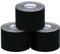 SL StarTape - Kinesiologietape, elastisches Sporttape aus Baumwolle, selbstklebendes Physiotape, wasserabweisend, hautfreundliches Taping, 5 x 550 cm, schwarz, 3er Set