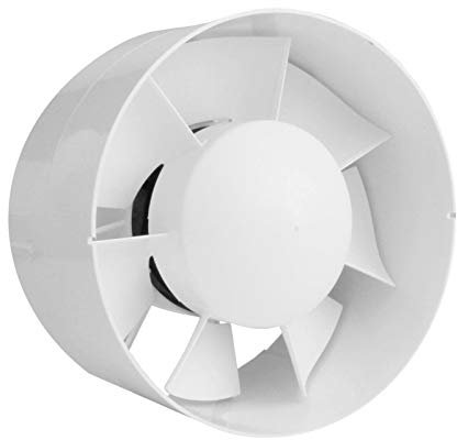 MKK Rohrlüfter Rohrventilator Ventilator Gebläse Kanallüfter 100 mm 125 mm Rohreinschub Badlüfter Ø 100 mm