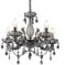 Tafunker 5 Light Chandelier, 5 Lamp Pendant, Smoked.Acrylic Bedroom Living Room Ceiling Light … (Smoked) (Smoked)