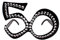 Carnavalife 50 Jahre Brille für Geburtstag, Jahrestag und Party (50 Jahre, 1)