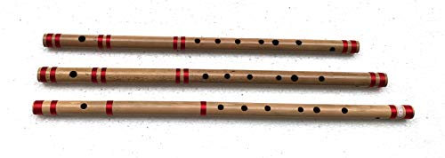 3 flûtes professionnelles en bambou E,F,G Bansuri avec rabais d'achat combiné