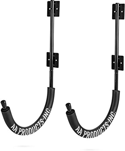 AA Products Kayak Storage Hanger Rack for Canoe Paddle Kayak Accessories Wall Mount Hanging Hooks for Indoor Outdoor, Set of 2