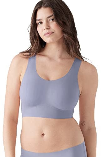 True & Co Brasier Girocollo con Sollevamento Corpo Reale Reggiseno, Granito Blu, 2C-D-3A-B/S Donna