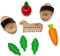 byAstrup holzspielzeug Pferdepflege-Set 10 cm braun