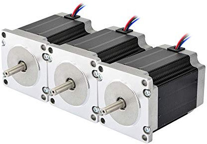 STEPPERONLINE 3PCS Nema 23 Schrittmotor 1.8deg 1.9Nm 2.8A 57x76mm Stepper Motor für 3D Drucker, CNC Fräse