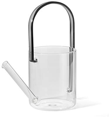 Philippi - Fresh Giesskanne - 100% Borosilikatglas - Designergießkanne - Glaskunst zum Gießen Aller Balkon- und Zimmerpflanzen - 0,8L