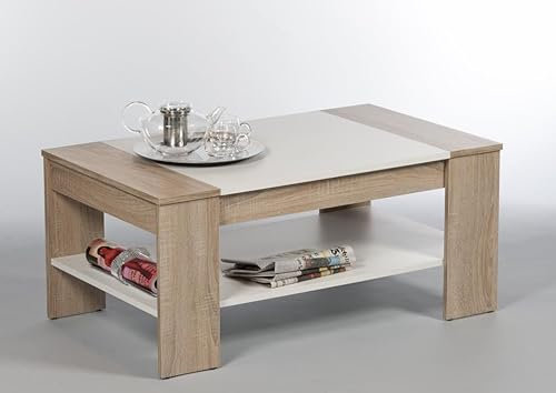 RASANTI Couchtisch Finley Sonoma Eiche/Weiß