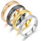 Gualiy Verlobungsring Schwarz, Eheringe aus Edelstahl mit 4MM Schwarz Matt Oberfläche Ring für Herren und Damen Schwarz, Größe 60 (19.1)