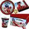HHO Marinette-Adrien-Party-Set #1 für 8 Gäste - 37tlg. Teller Becher Servietten Tischdecke
