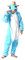 DarkCom Tier Kostüm Onesie Kinder Weihnachten FaschingsKostüm Cosplay Anime Schlafanzu Nachtwäsche Einhorn Blau