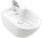 Villeroy & Boch Subway 3.0 bidet, 375 x 560 mm, 1 foro per rubinetto, con troppo pieno, 447000, Colorazione: Bianco Ceramicaplus