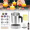 JoliJour Diy Candle Making Kit,Kit Velas Caseras con Placa Calefactora Electrónica para Fundidor de Cera,Termómetro Digital,Taza de Cera Derretida de 1,2 l,Potencia 90-300w Regulable,Kit Hacer Velas