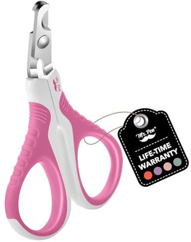 Mr. Pen- Cat Nail Clipper, Pink, Trimmer for Cats, Kittens and Small Dogs, Pet Claw Clippers