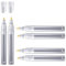 JIVIMOCO Lot de 6 marqueurs de peinture vierges rechargeables vides, marqueurs graffitis à pointe fine, marqueurs acryliques pour peinture à l'