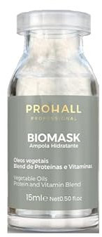 Biomask Conditioner haarmaske für Sehr Trockenes Haar - Haarkur Extrem Geschädigtes Haar-Brasilianisch Protein Therapie Haare - 2. Woche 2nd. Ampulle - Einfach Anzuwenden - Prohall Professionals
