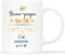 Cadeau Plus Mug Personnalisé Prénom - Beau-papa En Or - Cadeau Beau Papa, Idee Cadeau Beau Pere, Beau Papa Cadeau, Cadeau Fete Des Beau Pere, Mug Beau Papa, Tasse Beau Papa