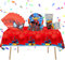 Deko Geburtstag Kinder, 41 Stück Spide Geburtstagsdeko Geschirr Kit, Cartoon Partygeschirr Kindergeburtstag mit Servietten, Tasse, Platte für Mädchen Junge 10-20 Person Dekoration Geburtstag
