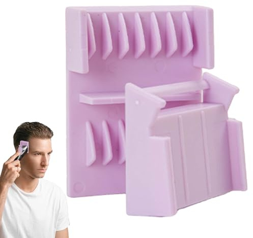 Haarschneidemaschinenkamm Präzise Schermaschinen-Schutzkämme | Haarschneider-Begrenzungskamm Leicht zu reinigen, glatte abgerundete Nylon-Zähne, Trimmen, Fading, Styling, für
