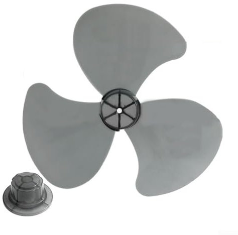 Easily Replace Your 16 Inch For Pedestal Fan's Blade Includes Nut Cover Attachment (black)