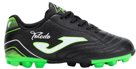 Joma Toledo Jr 2501 Hard Ground, Unisex-Kinder Stiefel, Schwarz, 34 EU