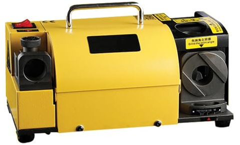 Vituord Bohrerschärfer, Bohrerschleifmaschine Für 3–13 Mm Durchmesser, Mit 11 Spannzangen, Spitzenwinkel Von 95° Bis 135° Einstellbar, Tragbares Bohrer-Schärfgerät
