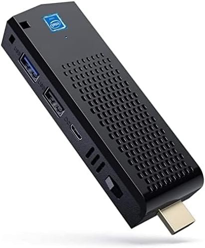 Generico Mini PC 8 GB RAM 128 GB SSD ordenador portátil con 2 puertos USB, dispositivo de transmisión multimedia, negro