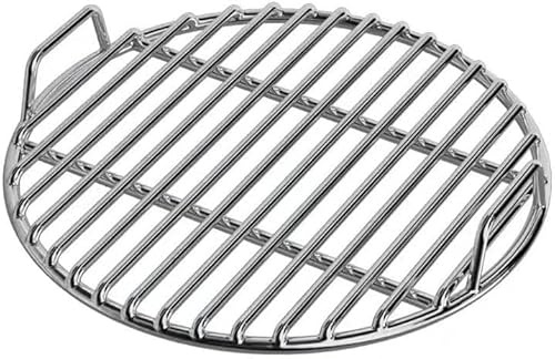 Extra dicker Durchmesser 30cm/35cm/40cm Rund Edelstahl Grillrost, BBQ Grillgitter Backblech für Camping, Picknick, Garten