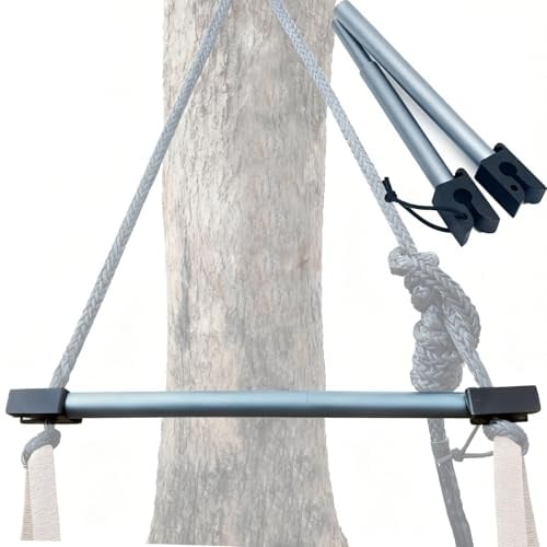 ZIVOXIA Hip Pinch Eliminator for Saddle Hunting, Saddle Bridge Spreader Bar, Stops Hip Pinch & Discomfort, 15 Aluminum Lightweight at 3.2oz, Compatible with Most Saddles