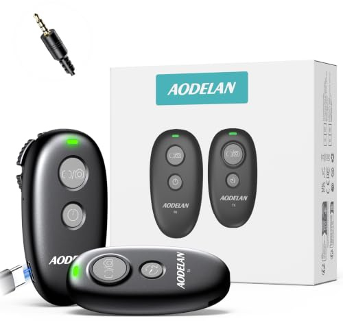 AODELAN - Disparador remoto recargable para cámara Panasonic, mando a distancia inalámbrico y con cable para Panasonic Lumix S5II, S5IIX, S5, S1H, GH6, GH5 II, GH5, GH5 II, G97, GH7, G9 II, sustituye