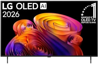 LG - TV - OLED - 48 - 4K UHD - B6 - Smart TV - 120Hz - Noir Absolu | Écran - 48 pouces - (3840x2160) - couleurs réalistes - Nvidia Gsync et AMD FreeSync - 4 ports HDMI 2.1 - AI 2026