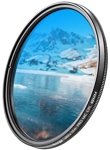 Haoge 49 mm MC CPL Multicoated circolare polarizzatore filtro per Canon Nikon Sony Minolta Pentax Olympus Panasonic Leica Zeiss Tamron fotocamera DSLR Lens