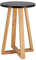 Tabouret de salle de bain - Pieds en Bambou - Coloris Bois Naturel et NOIR.