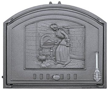 H1209 - Puerta para horno de hierro fundido