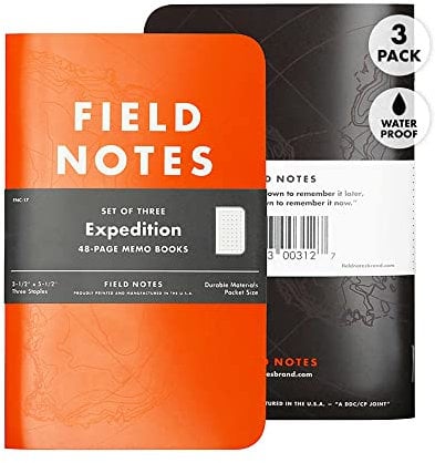 Field Notes Notizheft Expedition