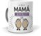 mundohuevo - Taza cerámica Día de la Madre | Taza Divertida A Mamá no se le tocan los ... | Resistente a microondas y lavavajillas | Diseño Original para mamá | Multiusos: lapicero, decoración