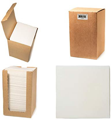 Alvotex CHIC Airlaid 100 Coctailservietten, 1/4 Falten Stoffähnlich, Hochwertige Einwegserviette, Weiß, 20x20 cm