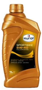 EUROL Sportbike 4 Takt Motoröl 5W/40 vollsynthetisch 1 Liter, API SL, JASO MA, JASO MA2