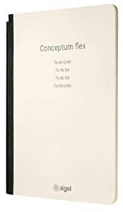 SIGEL CF221 Heft To-do-Liste, DIN A5 - für Business Notiersystem Conceptum flex, aus nachhaltigem Papier