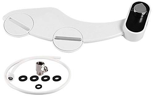 Compras Locas Rociador de bidé, Inodoro de Doble Boquilla, Inodoro de Agua fría Rociador de bidé Accesorio de Inodoro no eléctrico para baño en el hogar(North America (9/16)