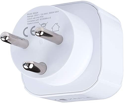 Dänemark Denmark DK, Greenland Grönland Adapter Plug Reisen Stecker Typ K zu EU Europe European Typ C E F Steckdose für Spain ES France FR Italy Italian IT Germany DE Griechenland Universal 3 Pin