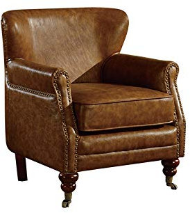jvmoebel Chesterfield Ohrensessel Braun Leder Sofagarnitur Sessel Couch Ledersofa Neu