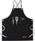 ETLEE Grillschürze Für Männer, Leinwand Kochschürze Herren mit Taschen und Verstellbarem Gürtel Geeignet Für Küche Grill Handgemacht Backen Geschenke für Männer oder Papa