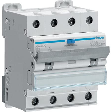 Fehlerstromschutzschalter 4P C 40A 0,03A Typ A 6kA RCBO ADM490C