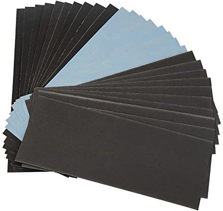 1200 To 5000 Assorted Grit Sandpaper, 23 x 9 cm,30 Pieces Wet and Dry Assorted Sanding Sheets for Automotive Sanding Wood Furniture Finishing
