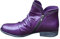 Tophoopp Stivaletti da donna, stivali da donna, con tacco basso, stivaletti Chelsea con cerniera, leggeri e comodi, Viola, 41 EU